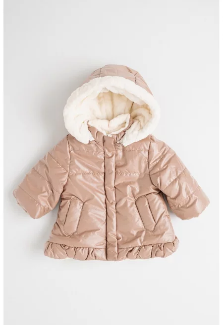 Двулицево яке с цип и принт на гърба