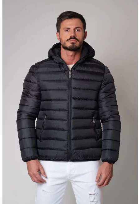 Двулицево зимно яке с качулка