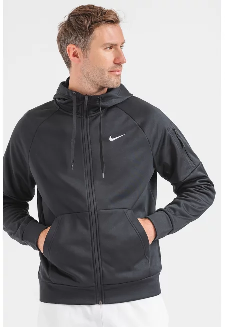 Фитнес худи с Therma-FIT - Черен