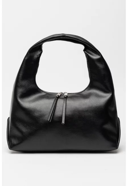 Хобо чанта Iva от лачена кожа