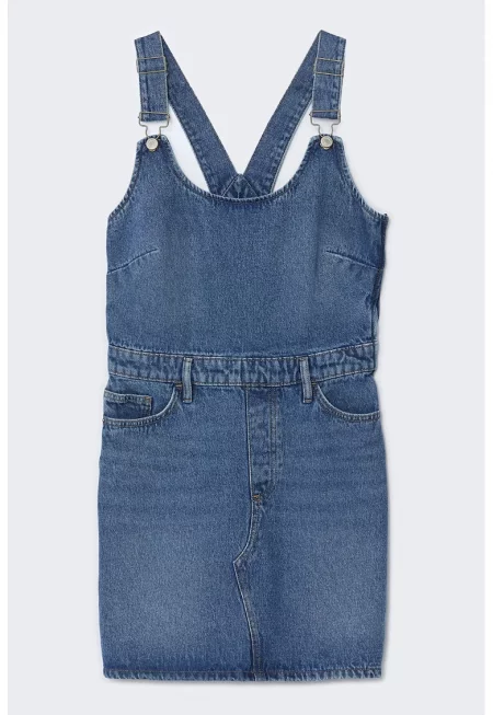 Къс гащеризон от деним