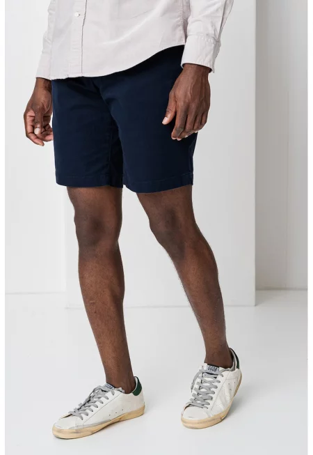 Къс панталон с джобове - Тъмносин