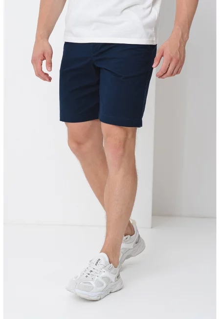 Къс слим чино панталон - Тъмносин