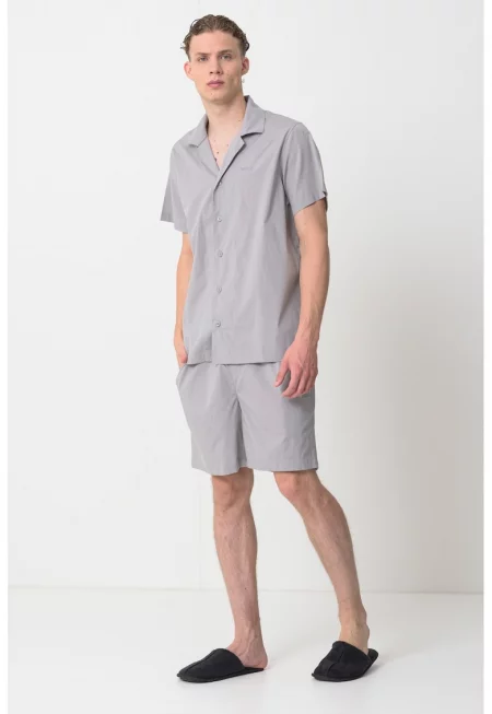 Къса пижама - Сив