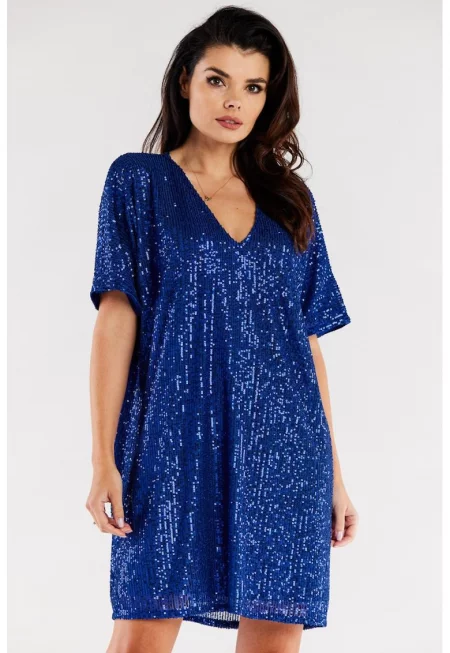 Къса рокля с къс ръкав A566