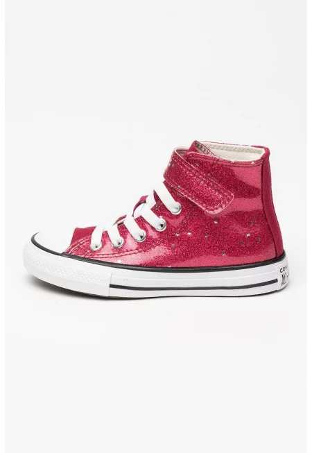 Кецове Chuck Taylor All Star с брокат - Фуксия