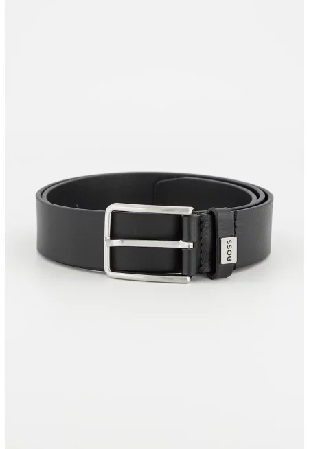 Кожен колан Elio - Черен