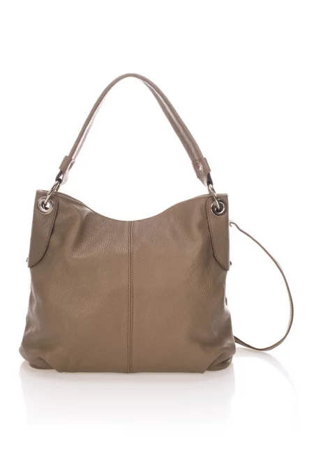 Кожена чанта с отделяща се презрамка