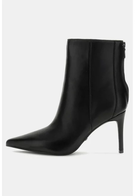 Кожени боти Feyly с остър връх - Черен