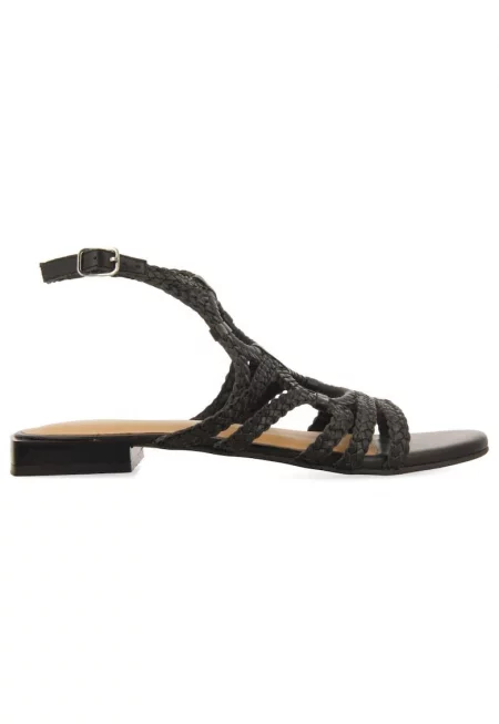 Кожени сандали Birch - Черен