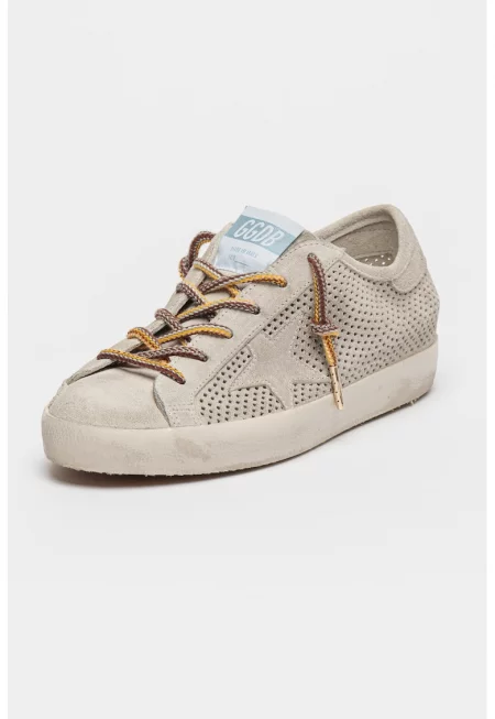 Кожени спортни обувки Super-Star - Сив