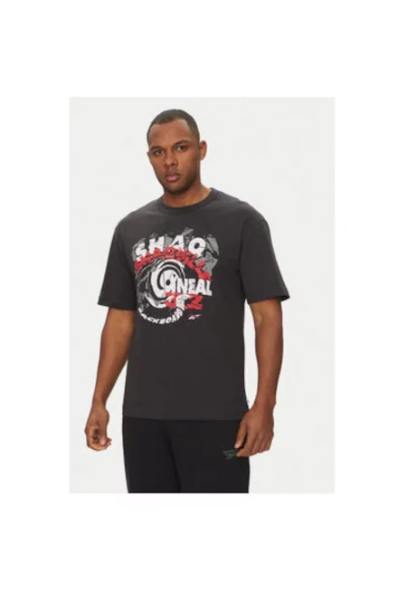 Мъжка тениска  100218842 - памук - черна - Черен