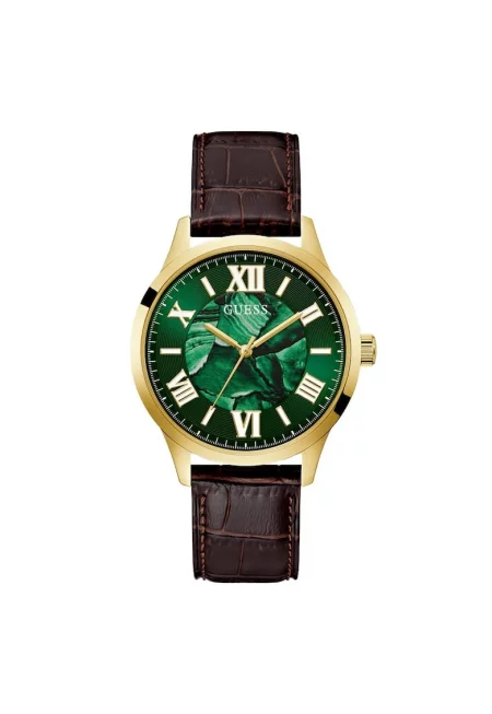 Мъжки часовник  U1435G2M - 42мм - златист цвят - каишка от екологична кожа - водоустойчивост 3 ATM