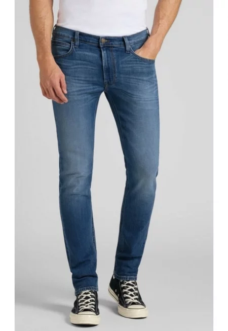 Мъжки дънки  Luke Fresh - памук/полиестер/еластан - тъмносин