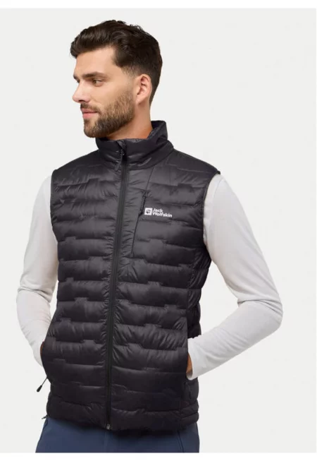 Мъжки елек -  303953188 - Полиамид - Сив - Сив