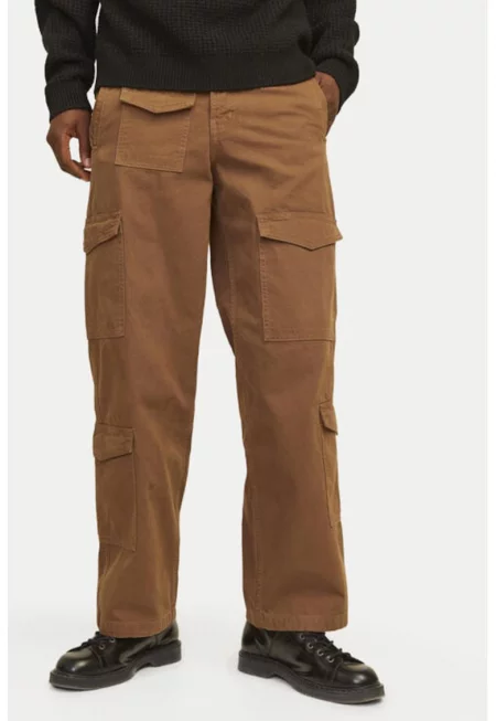 Мъжки панталон -  304599132 - Памук - Кафяв - Кафяв