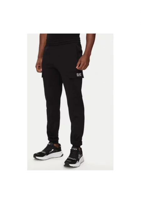 Мъжки панталон - Emporio Armani  304286605 - Памук - 2XL INTL - Черен