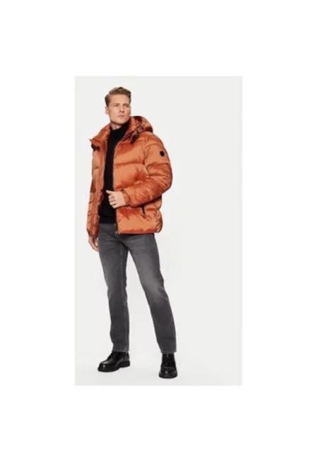 Мъжко яке -  304193484 - Полиамид - Оранжево - Оранжев