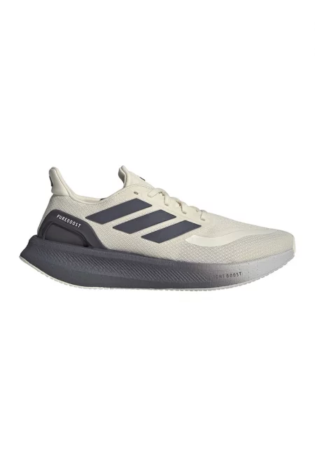Обувки Pureboost 5 за бягане - Въглен сиво/Мръснобял
