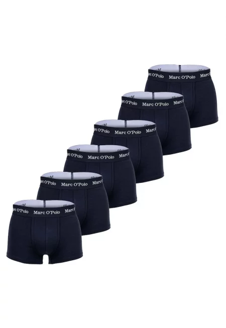 Памучни боксерки - 6 чифта - Тъмносин