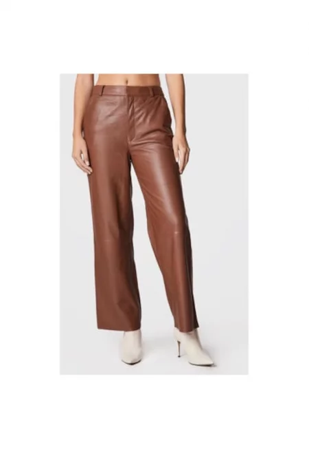 Панталон за дами -  300816905 - Естествена кожа - 36 EU - Кафяв