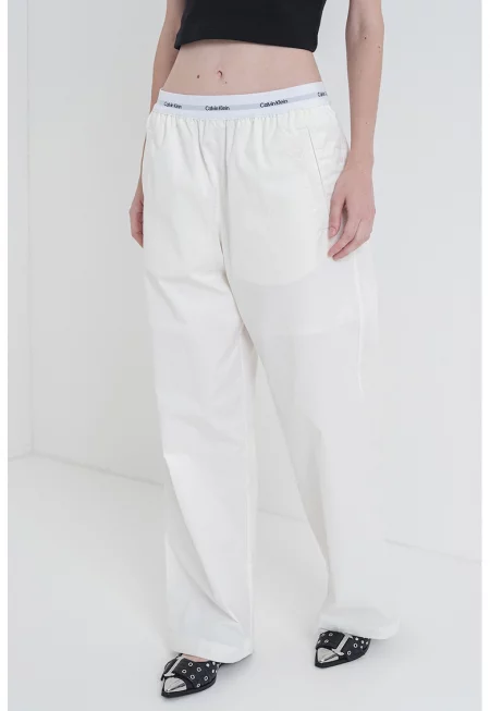 Прав панталон с лого - Бежов