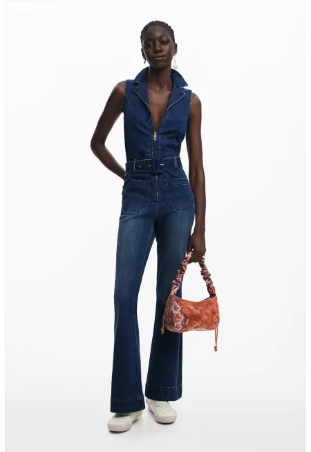 Разкроен гащеризон без ръкави