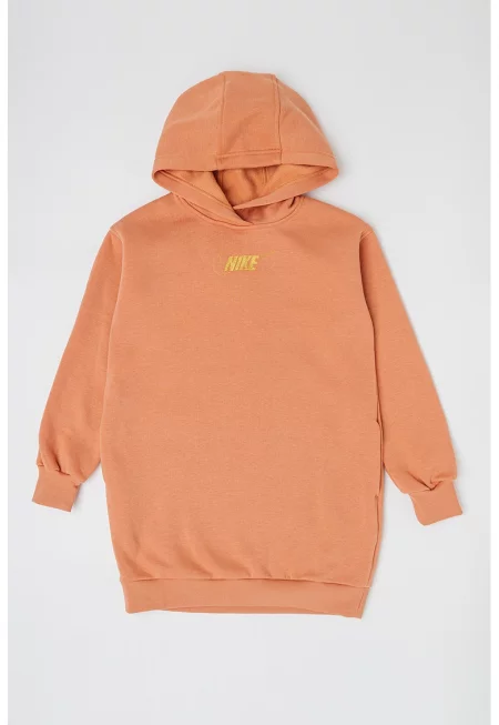 Рокля тип худи с лого