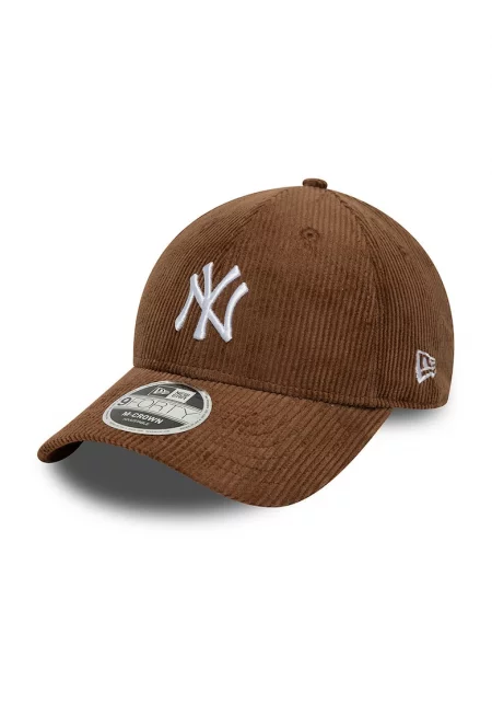 Шапка New York Yankees с лого - Кафяв -