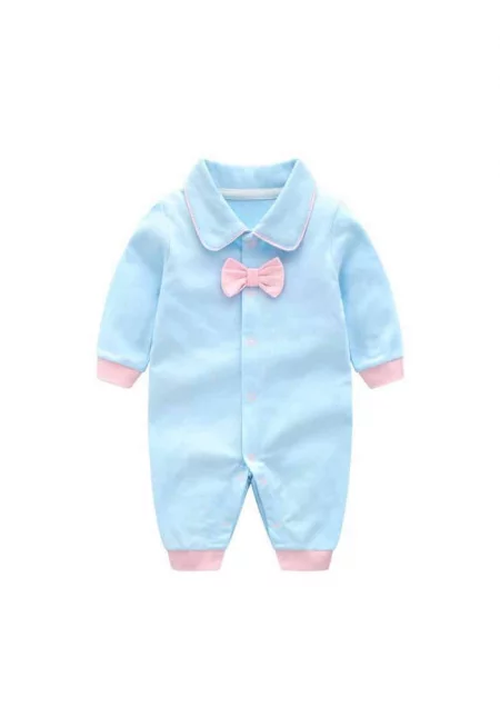 Син гащеризон за момчета с папийонка Antonio