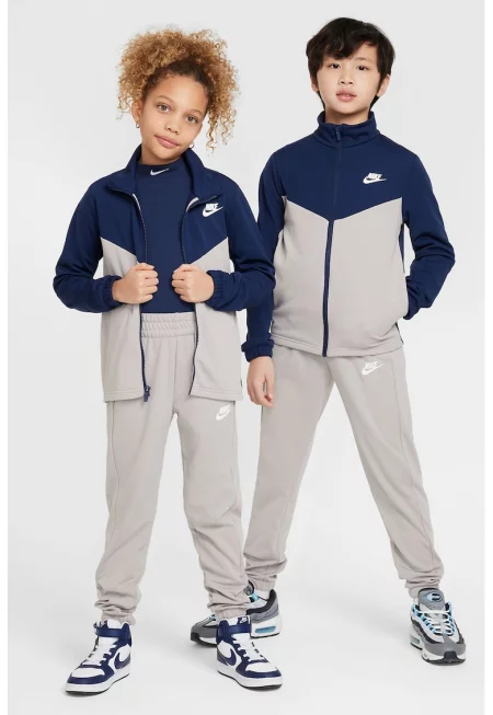 Спортен екип Sportswear с цип и дизайн с цветен блок