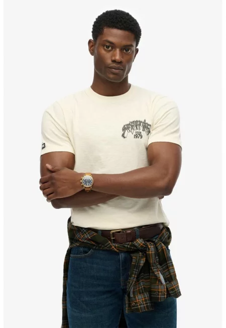 Свободна тениска Ovin Biker с принт