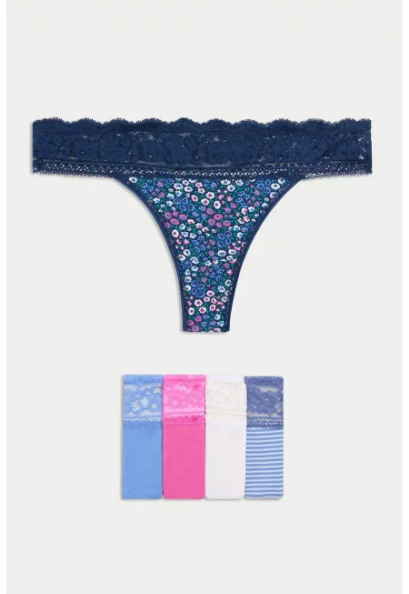 Танга с дантела - 5 чифта