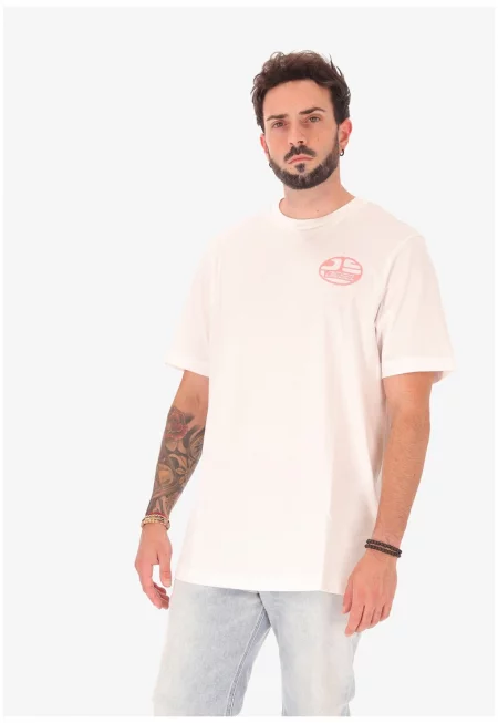 Тениска с овално деколте и лого