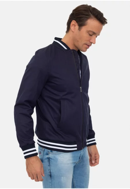 Яке бомбър с джобове встрани