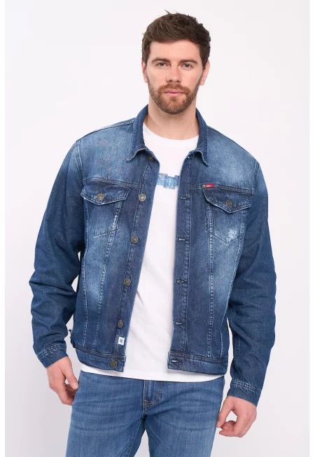 Яке от деним с два джоба с капаче