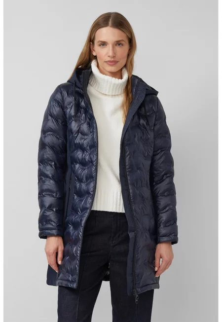 Зимно яке с отделяща се качулка