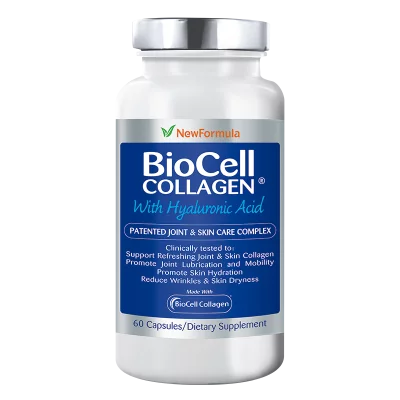 BioCell Collagen® with Hyaluronic Acid - Биосел Колаген, 500 mg x 60 капсули