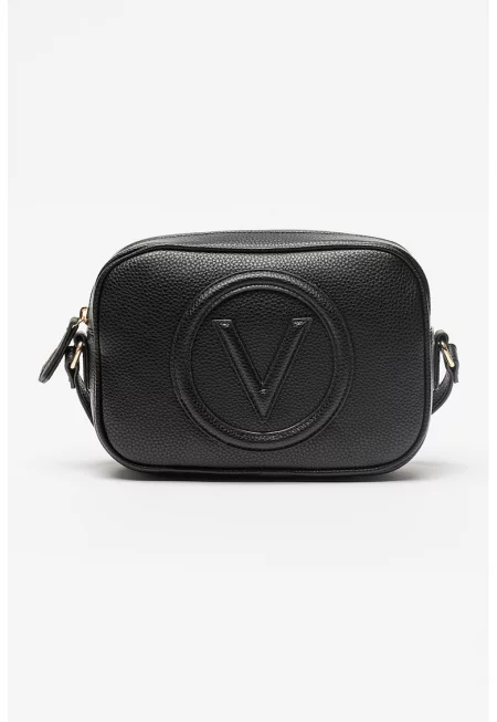 Чанта през рамо от еко кожа - Черен