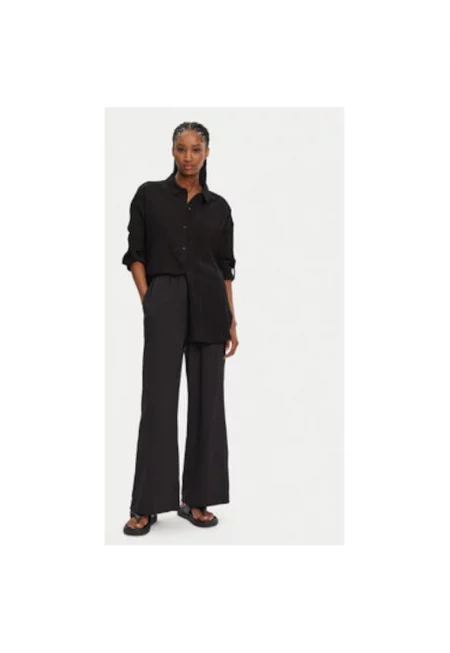 Дамска риза -  304990663 - Памук - Черен - Черен