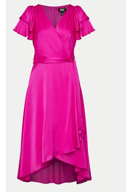 Дамска рокля -  303845155 - Полиестер - 34 EU - Розов