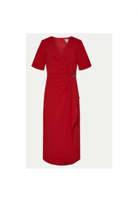 Дамска рокля -  304268823 - Полиестер - Черен