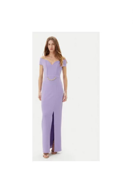 Дамска рокля  CFC0123610003 - Полиестер - Лилав
