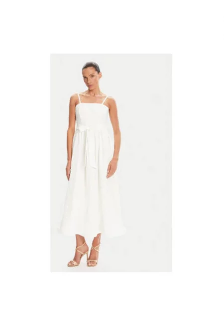 Дамска рокля  CFC0124473003 - Памук/Полиестер - Бяла