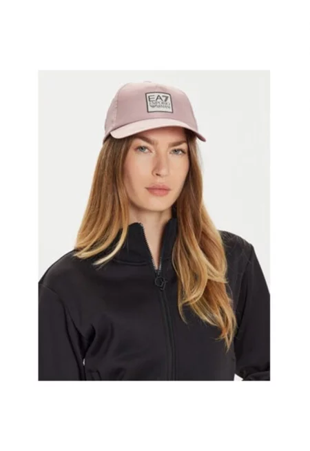 Дамска шапка с козирка - Emporio Armani  280044 4F100 27372 - лилава - синтетичен материал