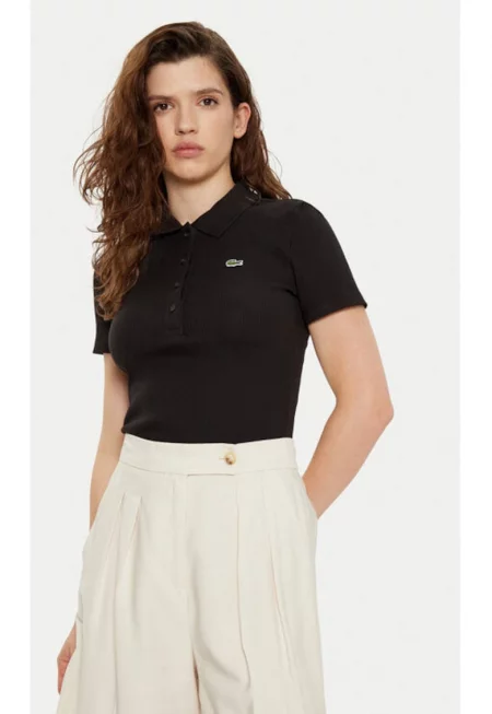 Дамска тениска -  304994555 - Органичен памук - Черен - Черен