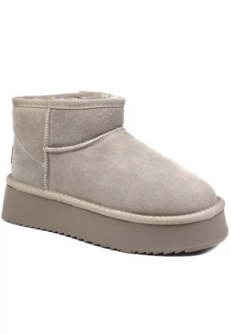 Дамски боти Huge Platform велур SCW421P05