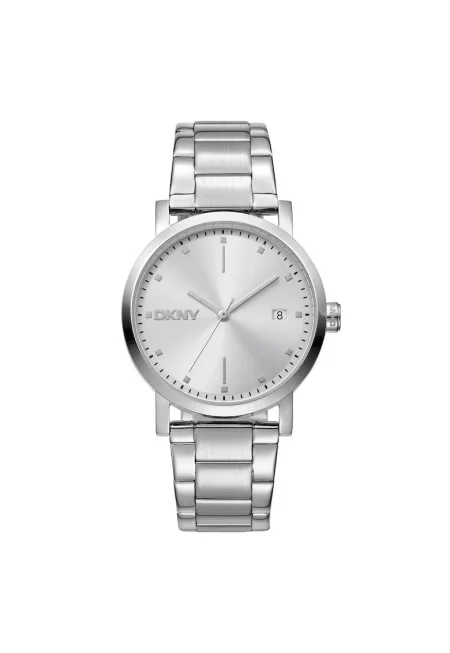 Дамски часовник  DK1L036M0045 - стомана - 34 мм - сив - кварцов механизъм - водоустойчивост 5 АТМ