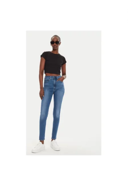 Дамски дънки - Levi S - 304253560 - Памук/лиосел - W26-L30 US - Сини