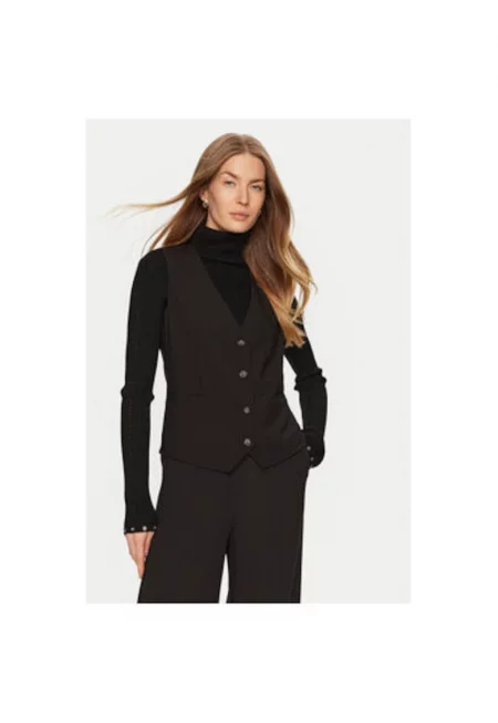 Дамски елек -  304937750 - Полиестер/Рейон - Черен